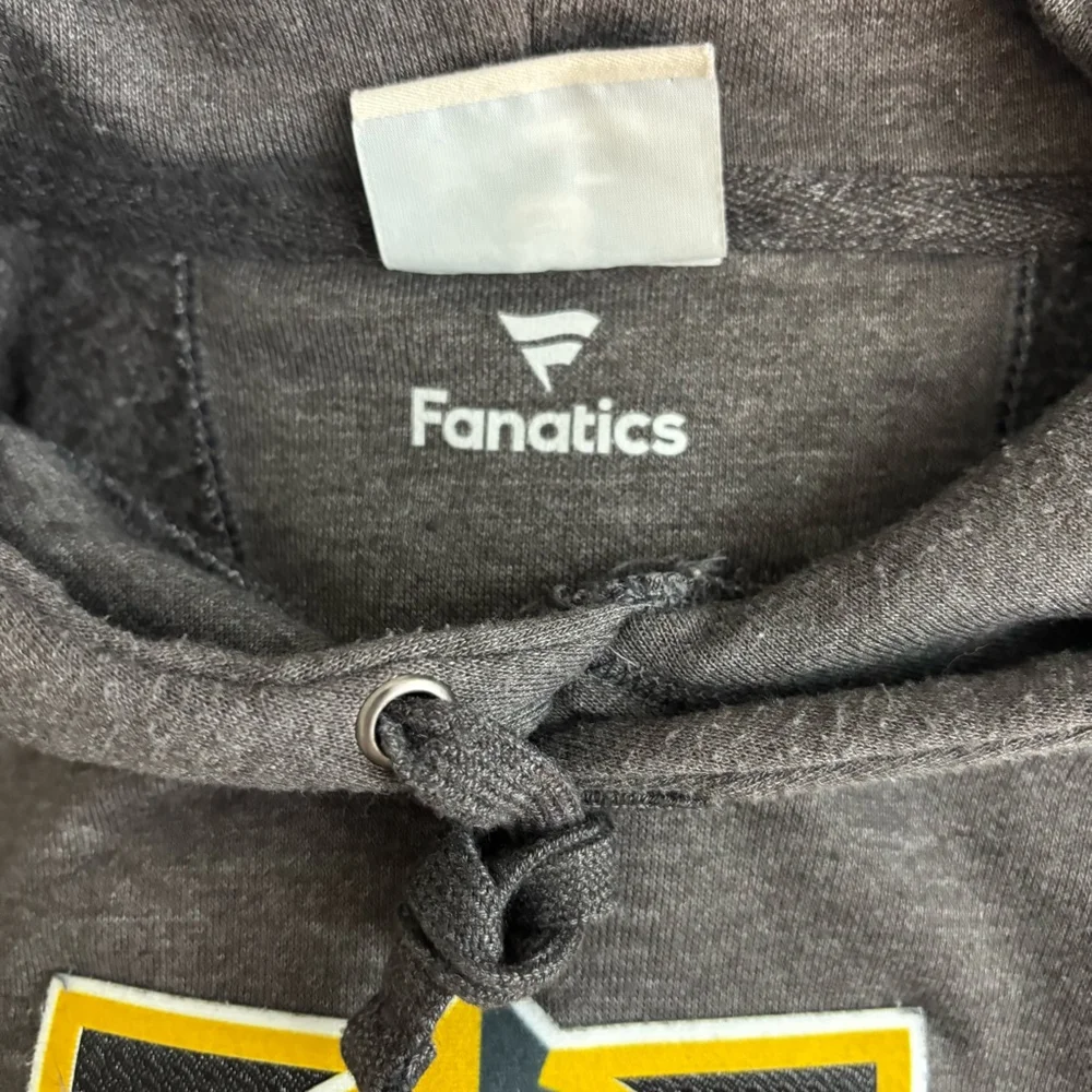 Men's Fanatics NHL Gray Vegas Golden Knights Hoodie Size Large - Picture 5 of 7